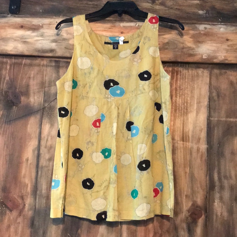 Tank top with colorful print